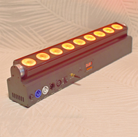 Luces de Discoteca a Batería de 9x18w, Luz de Escenario RGBWAUV 6en1, Cabeza Móvil DMX, Luces LED Inalámbricas para Bodas