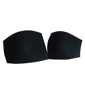 Copa de Bikini <span class=keywords><strong>Bandeau</strong></span> OEM de Fábrica China, <span class=keywords><strong>Relleno</strong></span> de Espuma Cuadrilátero en Diferentes Tamaños - Product Image 1