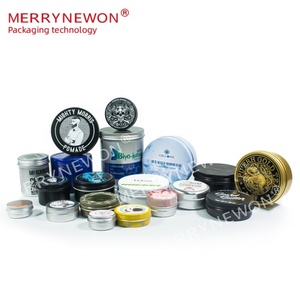 Various Sizes Aluminum Cosmetic Tin Jar Pomade Container Black Tin Containers Wax Cans Black Aluminum Jar - Product Image 3