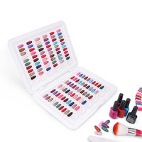 Présentoir de 144 Nuanciers Blancs Fantaisie pour Couleurs d'Ongles, Idéal pour Salons Professionnels, Planche de Pratique de Peinture d'Ongles avec Logo Personnalisé, 144 Nuanciers Offerts