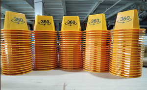 مستودع المصنع غطاء علوي مغناطيسي أرقام مخروط مغناطيسية كوب شفط علامة سقف مغناطيسية لكتل السيارة العلوية علامة تحذير للسيارة - Product Image 5