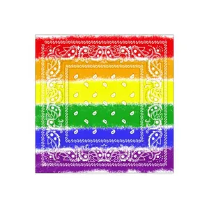 Johnin-pañuelos de moda personalizados, bandanas con estampado Digital, 20x20 pulgadas, 50x50cm, Lgbt, anacardo, orgullo del arco iris, Trans transexuales, orgullo