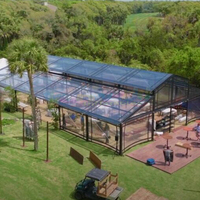 Tentes de réception de luxe en aluminium pour événements, 150, 300, 1000 personnes, transparentes, avec cadre noir, pour mariages et fêtes en extérieur