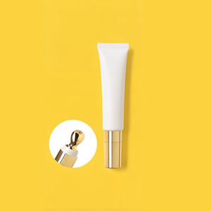 Tube en plastique mat de 15g/15ml avec applicateur à capuchon à vis en alliage de zinc pour gloss à lèvres de luxe, impression offset/sérigraphie - Product Image 4