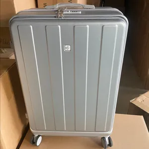 Hot Selling 18 202428' ready stock Luggage Sets Custom Logo Luxury Travel suitcase Luggage front open pocket With Usb Charging