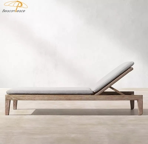 Chất Lượng Cao Cấp Có Thể Gập Lại Bằng Gỗ Tếch Bãi Biển Bằng Gỗ Tếch Giải Trí Phòng Chờ Sun Lounger Ghế Ngoài Trời Cho Hồ Bơi Bên - Product Image 2