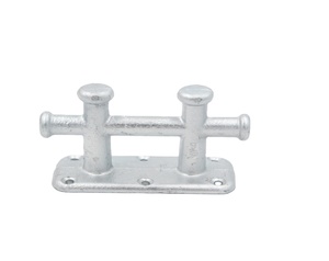 Taquet de quai de quincaillerie marine de borne de coulée unique galvanisée plongée à chaud d'accessoires de bateau - Product Image 5