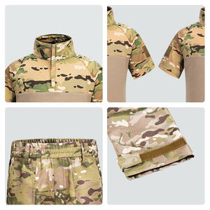 Combinaisons tactiques de camouflage pour enfants, ensemble complet, respirantes, 65% polyester, 35% coton, <span class=keywords><strong>Multicam</strong></span>, camping, chasse, extérieur, unisexe - Product Image 4
