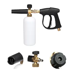 Temperature range 60 degrees Celsius to 140 degrees Fahrenheit 75qgfmr foam gun snow foam sprayer car wash new foam bottle