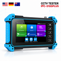 Testeur de caméra CCTV IPC-5100C Plus avec traqueur de câble numérique RJ45 TDR 180M UTP Analogique AHD CVI TVI 8MP Kit de câblage