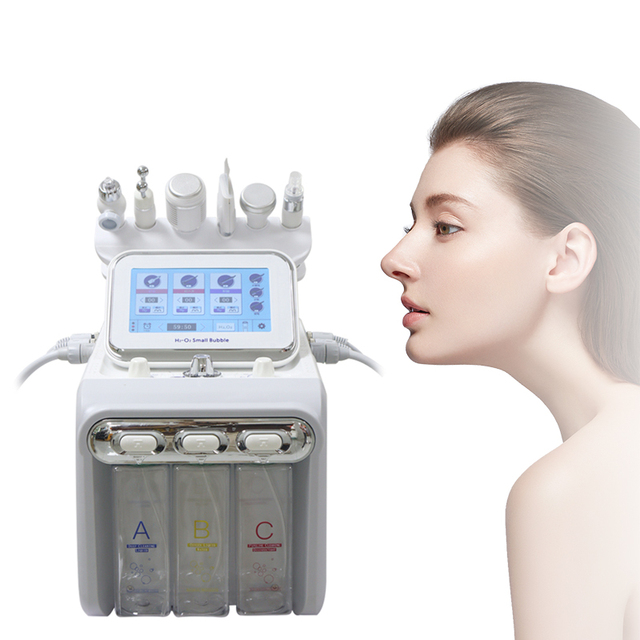 2024 Hot Selling Aqua Hydra H2o2 Small Bubble Facial Care Ultrasonic Facial Cleaning Machine 8 Inch Color Touch Screen US