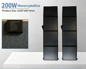 Portable Foldable Monocrystalline <b>Solar</b> <b>Panel</b> 200W 36V Off-grid <b>Solar</b> Power System MPPT Pure Sine Wave Inverter Home Outdoor Use - Product Image 3