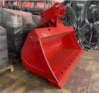Mud Tilting ember Incline ember hidrolik 900mm 1000mm 1200mm lebar untuk Mini 1Ton 2 Ton 3Ton EXCAVATOR