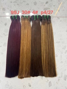 100% <span class=keywords><strong>Vietnam</strong></span> Super doble dibujado encaje Frontal marrón Pixie extensiones de cabello rizado encaje suizo onda profunda rizado cierre recto peluca - Product Image 5