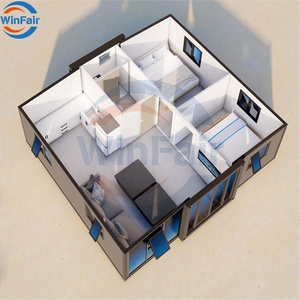 WinFair Casa Contenedor Móvil Prefabricada Modular Expandible de Bajo Costo de 20 Pies <span class=keywords><strong>en</strong></span> <span class=keywords><strong>España</strong></span> - Product Image 4