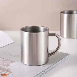 Mug à café isotherme à double paroi en acier inoxydable, impression par transfert thermique, isolation thermique de 6 à 12 heures, impression DIY, produit très vendu - Product Image 1