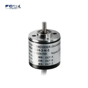 E30S4-1024-3-N-5 30mm NPN 5-30VDC 1024 ppr inkrementale feste welle rotary encoder