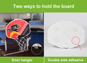 طوق كرة سلة صغير من البلاستيك المخصص للأماكن المغلقة بنظام عرض ترويجي رخيص الثمن من صانعي المعدات الأصلية - Product Image 4