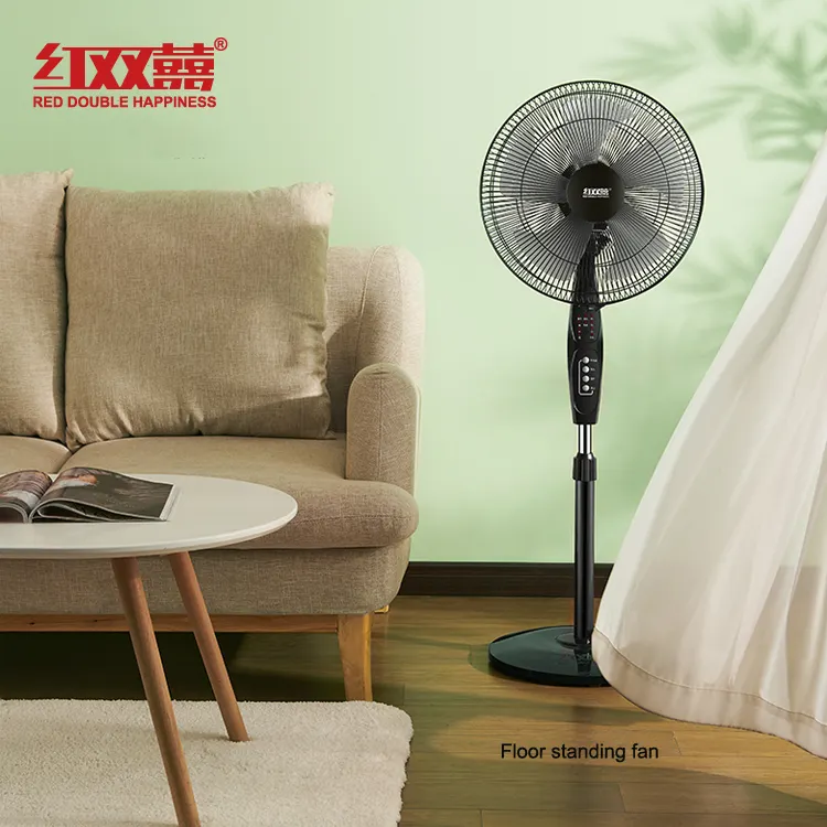 high speed desktop fan for home house bedroom stand fan with remote