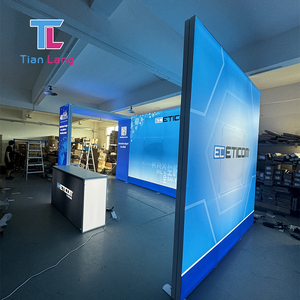 High Quality Custom <strong>LED</strong> <strong>Display</strong> <strong>Light</strong> Box Reusable Aluminum Frame SEG Frameless Advertising For Trade Show Promotion Backdrop - Product Image 4