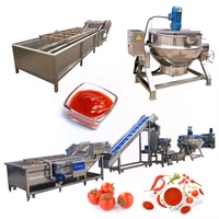 Ligne de production de ketchup de petite capacité, machine à fabriquer de la pâte de tomate, Turquie