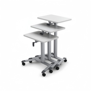 Hiện đại giá rẻ bánh xe di động máy tính xách tay bàn đứng sinh viên nghiên cứu Chiều cao có thể điều chỉnh bàn máy tính Home & văn phòng tiện ích bảng để bán - Product Image 1