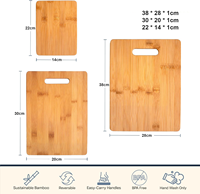 Planches à découper en bambou 100% naturel de qualité supérieure, robustes, personnalisées, gravées pour la cuisine, la préparation des aliments et le service
