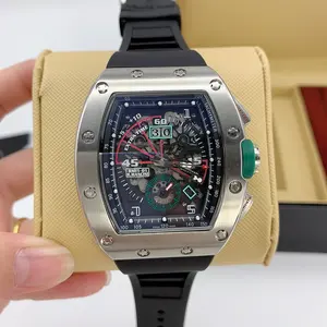RM11-01 мужские часы минеральное стекло 316L из нержавеющей стали механические часы с автоподзаводом