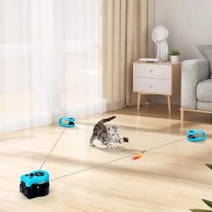 थोक स्वचालित बिल्ली का टीज़र, यथार्थवादी शिकार ध्वनि, रिमोट कंट्रोल और व्यायाम प्रशिक्षण - Product Image 6