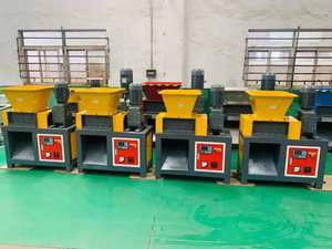 <span class=keywords><strong>Portable</strong></span> Mini Mobile Tire Shredder Machine Double Arbre PVC PET PP PE ABS Broyeur En Plastique pour Les Industries De La Construction Nouveau Utilisé - Product Image 6