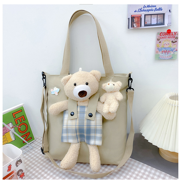 2024 Korean Version Women's Casual Shoulder Bag - Teddy Bear