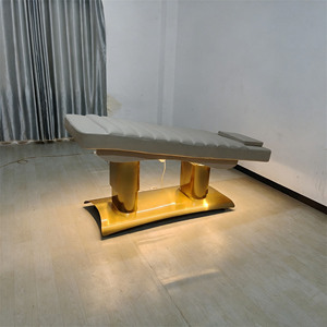 Juego <span class=keywords><strong>de</strong></span> Muebles para Salón <span class=keywords><strong>de</strong></span> Belleza, Cama <span class=keywords><strong>de</strong></span> Masaje Eléctrica <span class=keywords><strong>de</strong></span> 3 Motores, Cama Cosmética Ajustable para Pestañas y Tratamientos Faciales, Cama <span class=keywords><strong>de</strong></span> Belleza Eléctrica Hidráulica - Product Image 2