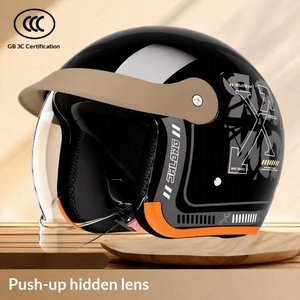 Casco para Scooter Eléctrico para Hombres y Mujeres, Transpirable, Cómodo y Seguro para Conducir, Casco para Motocicleta y Scooter Eléctrico - Product Image 2
