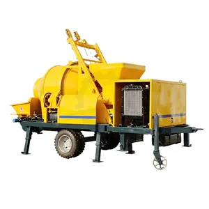 JBS40 mobile cement mixer pump portable concrete mixer and concrete pump in Italy Philippines India