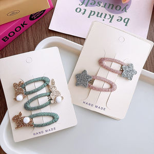 Set de Pinzas para el Cabello <span class=keywords><strong>MIO</strong></span>, Pinzas con Brillantina, Pinzas Huecas con Forma de Conejo y Estrella, Pinzas Laterales para Niñas - Product Image 3