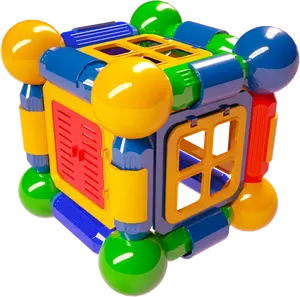 مجموعة العصي والكرات المغناطيسية الملونة ثلاثية الأبعاد للأطفال 33 مكعبًا مكعبًا مغناطيسيًا للأطفال لعب البلاط والبلاط