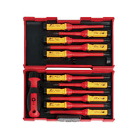 Jeu de tournevis isolés 6 pièces Tournevis en forme de croix de précision 1000V Outil électrique multifonctionnel