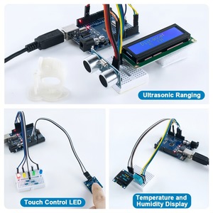 Essential R3 Sensor Module Beginner's <b>Kit</b> - Features 1602 LCD, 0.96 - inch OLED, Ultrasonic and Touch Modules - Product Image 2