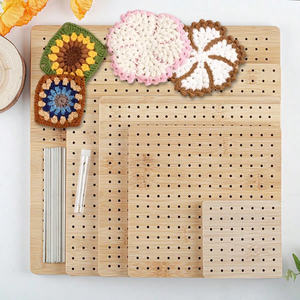 Planche de blocage en bambou pour le crochet Tapis de blocage en tricot artisanal en bambou pour les amateurs d'artisanat - Product Image 3