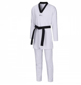 Dobok da Competizione di Taekwondo di Alta Qualità Uniforme per Arti Marziali in Maglia Elasticizzata - Product Image 4