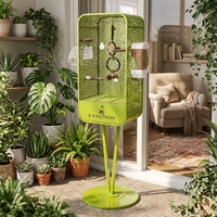 Cage à oiseaux de luxe extra large en fer forgé, volière métallique pour perroquets, villa, décoration intérieure, élevage