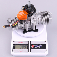 Moteur à essence pour avion modèle réduit EPHIL Power X-40cc-T Pro, démarreur électrique, bicylindre, deux temps