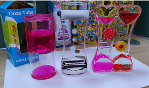 مؤقت زيت سائل جديد مؤقت حركة سائل حسي مؤقت فقاقيع ألعاب بألوان عائمة - Product Image 4