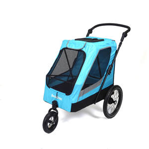 Premium Versatile Foldable <strong>Pet</strong> Stroller &amp; Bike Trailer Comfortable Doggy <strong>Pram</strong> for Small Large Dogs for Outdoor Travel Dog Shows - Product Image 4