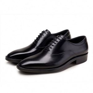 Soft and Casual Business <b>Shoes</b> for Men Lace-up Brogue Style Formal Office Oxford Flat <b>Shoes</b> Height Increasing Autumn - Product Image 3