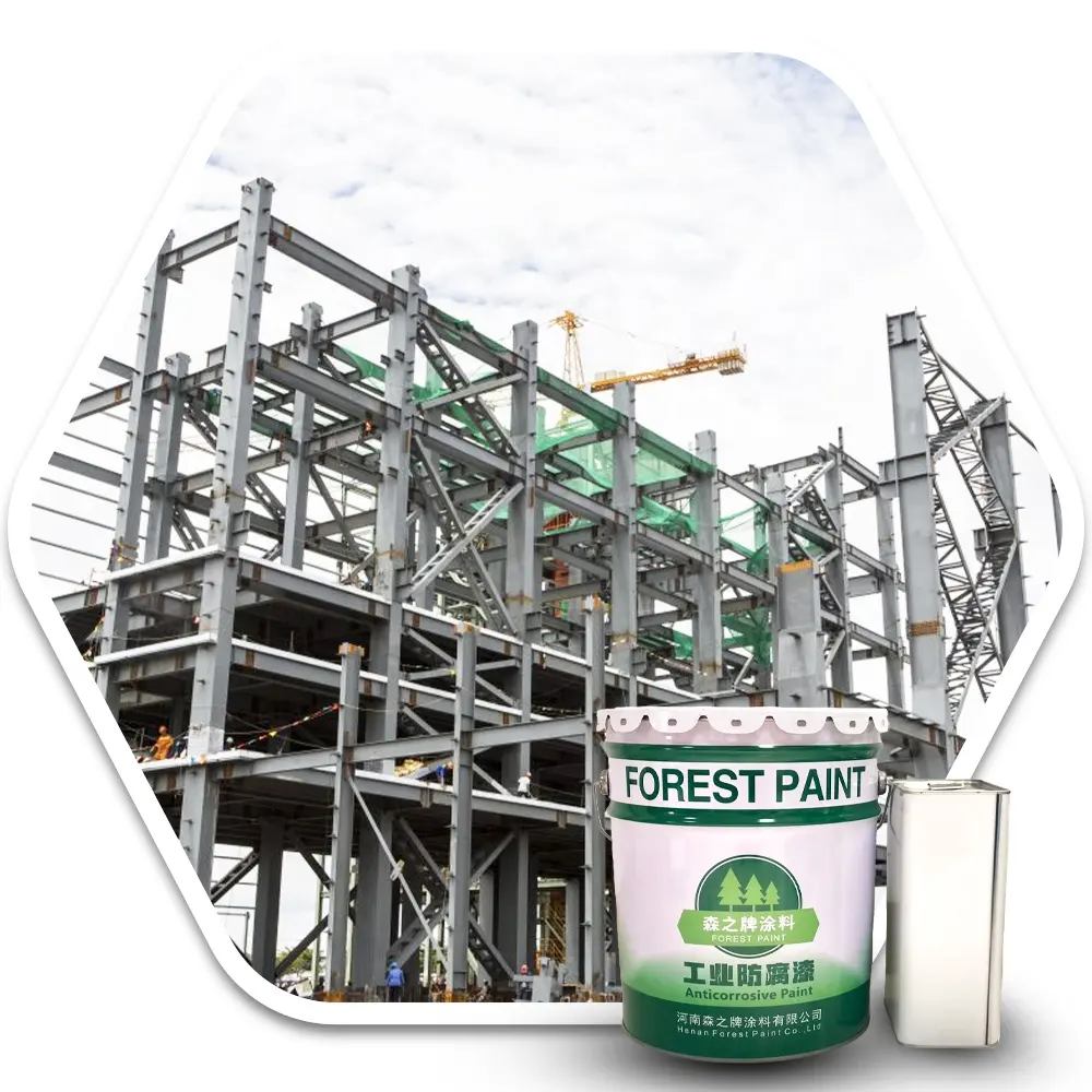 Weather Proof 2 Part Epoxy zinc rich primer steel structure quick dry zinc-based paint acid and alkali resistant metal primer