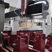 Haute qualité cnc en acier inoxydable jet d'eau cutter marbre granit verre jet d'eau machine de découpe
