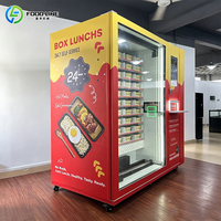 Distributeur automatique de repas en boîte, distributeur de nourriture chauffée, écran tactile en libre-service pour cantine