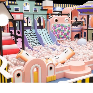 <span class=keywords><strong>Parque</strong></span> <span class=keywords><strong>Infantil</strong></span> Interior Comercial con Tobogán y Trampolín Interactivo Personalizado con Temática <span class=keywords><strong>Infantil</strong></span> Moderna - Product Image 3