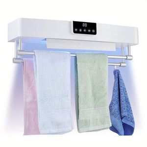 Sèche-serviettes électrique intelligent à air chaud au design unique pour salle de bain, avec fonction de séchage et de suspension - Product Image 1